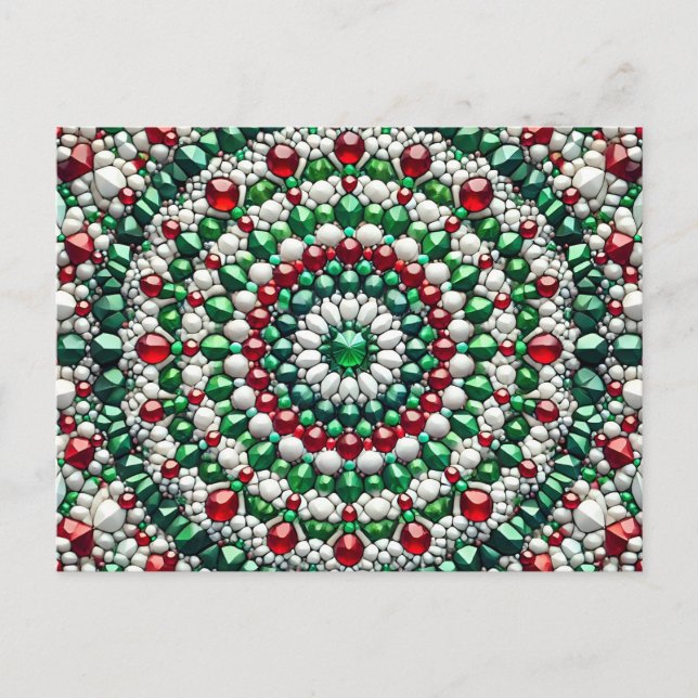 Postkarte mit italienischem Farbdesign (Vorderseite)