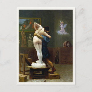 Postkarte mit Jean-Leon Gerome Malerei
