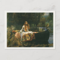 Postkarte mit John William Waterhouse Malerei