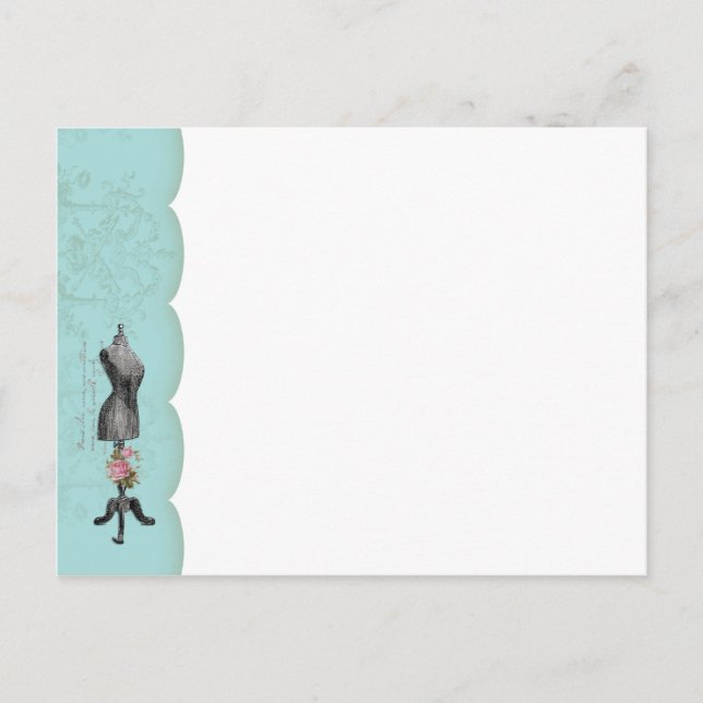 Postkarte mit Komplimenten (Vorderseite)