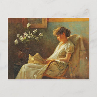 Postkarte mit Malerei Eva Dora Cowdery