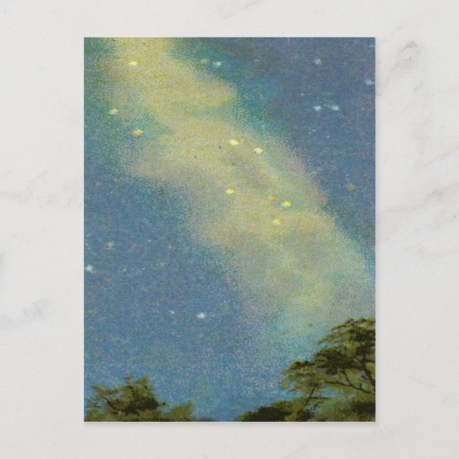 Postkarte mit Milchstraße (Vorderseite)