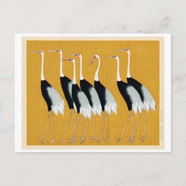 Postkarte mit Ogata Korin Design (Vorderseite)