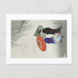 Postkarte mit Ohara Koson Design