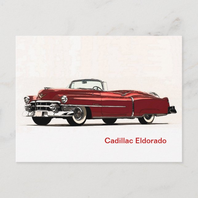 Postkarte mit Oldtimern (Vorderseite)