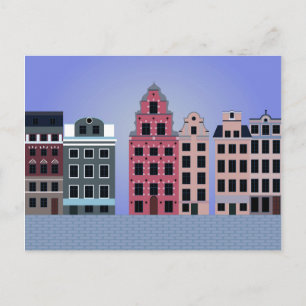 Postkarte mit Stockholm