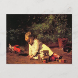 Postkarte mit Thomas Eakins Gemälde
