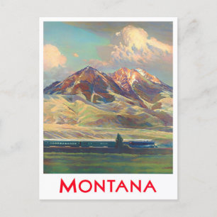 Postkarte Montana Vintage