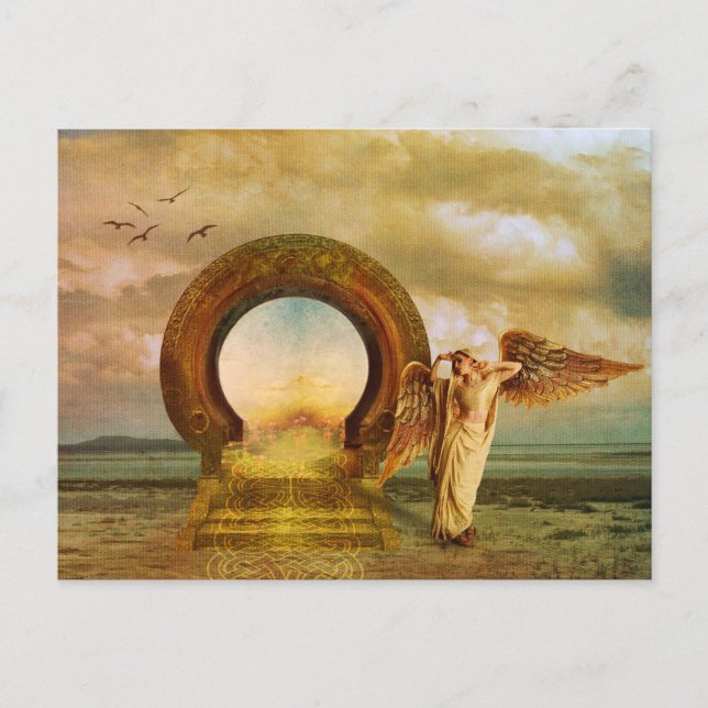 Postkarte nach Indien (Vorderseite)