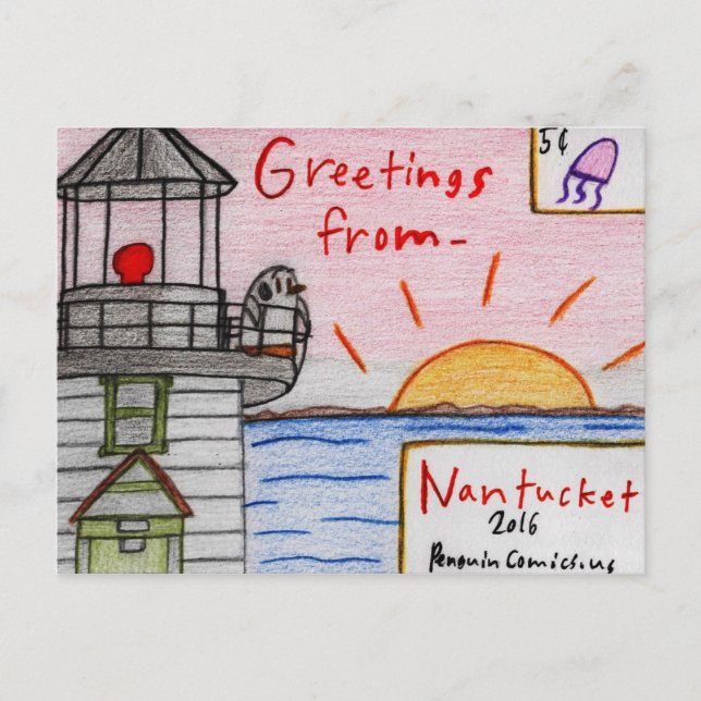 Postkarte "Nantucket" (Vorderseite)