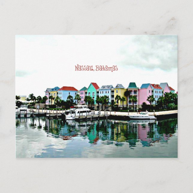 Postkarte Nassau Bahamas (Vorderseite)