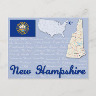 Postkarte "New Hampshire"