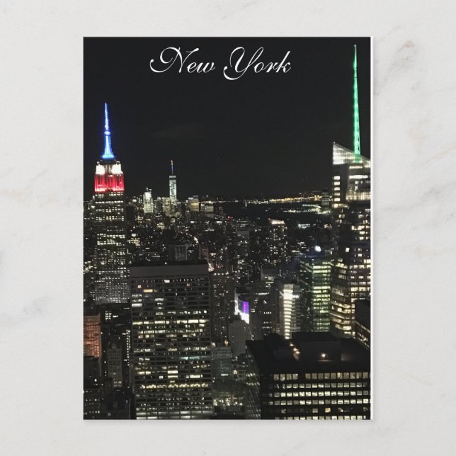 Postkarte New York (Vorderseite)