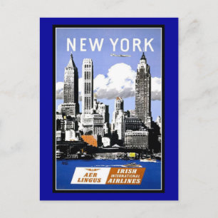 Postkarte New York Grüße Vintage