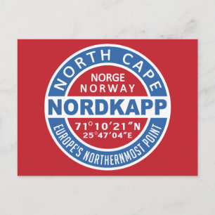 Postkarte NORDKAPP Norwegen