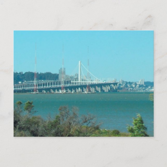 Postkarte - Oakland Bay Bridge (Vorderseite)