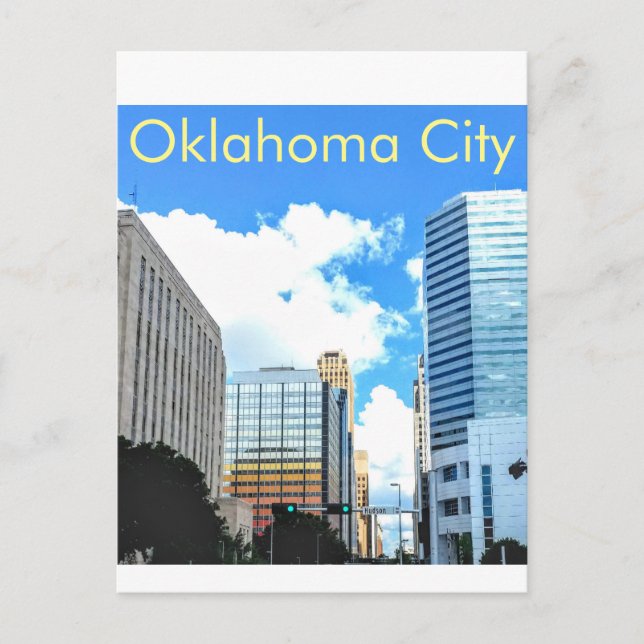 Postkarte Oklahoma City (Vorderseite)