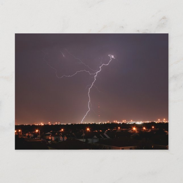 Postkarte Oklahoma City Lightning (Vorderseite)