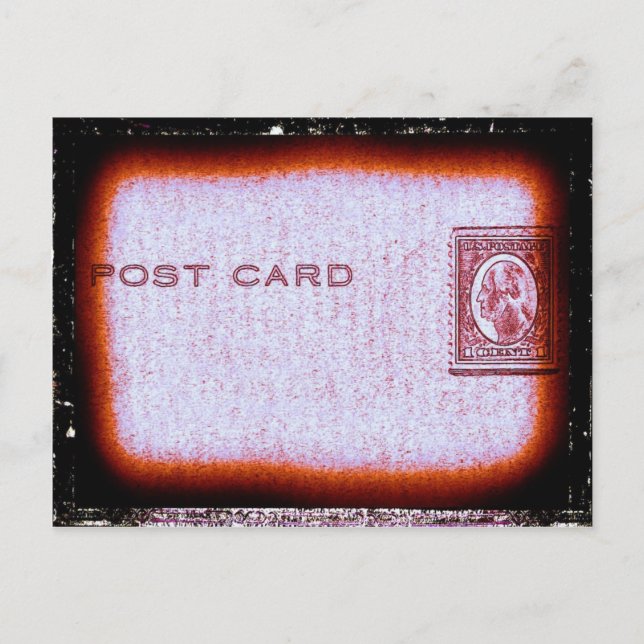 ‚Postkarte‘ (Orange) Postkarte (Vorderseite)
