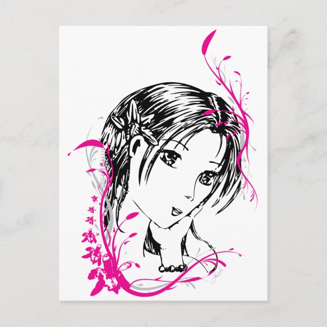 Postkarte - Orchid (Vorderseite)