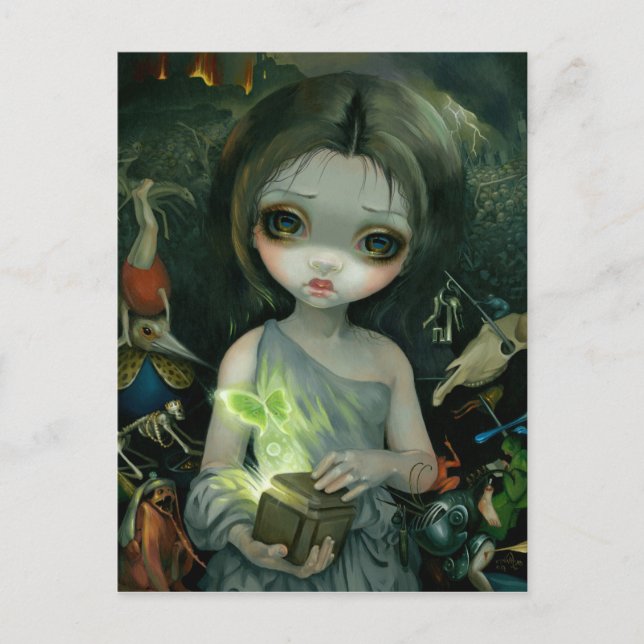 Postkarte "Pandora" (Vorderseite)