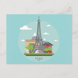 Postkarte Paris Frankreich
