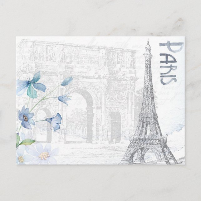 Postkarte/Paris Postkarte (Vorderseite)