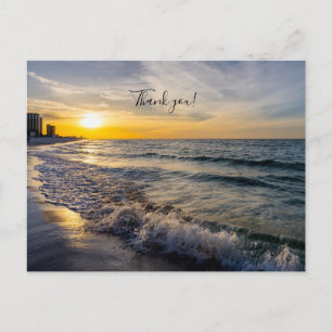 Postkarte Pensacola Splashing Waves Sonnenaufgang