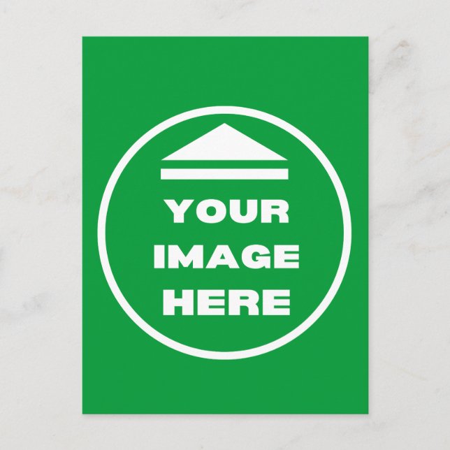 Postkarte - Personalisiert - Bild hinzufügen / Tex (Vorderseite)