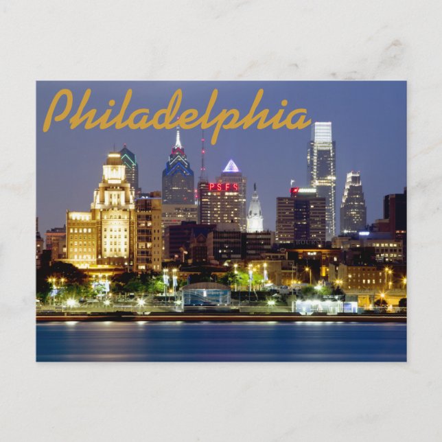Postkarte Philadelphia (Vorderseite)