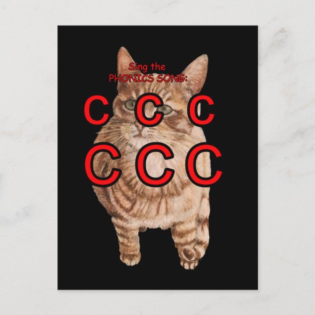 Postkarte Phonics (Vorderseite)