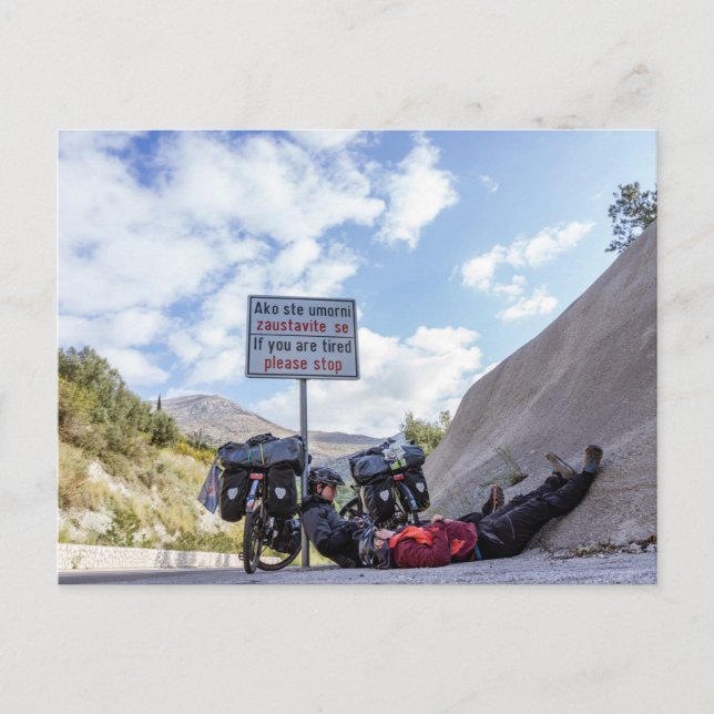 Postkarte - please stop (Vorderseite)