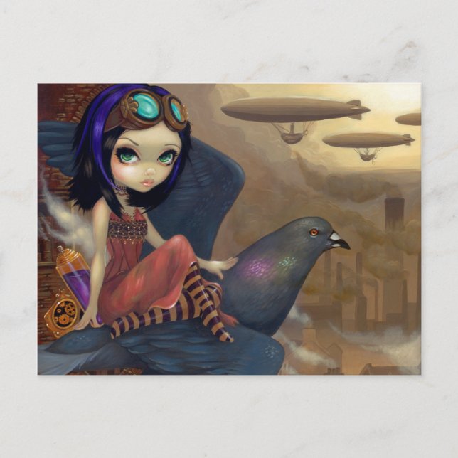 Postkarte "Poe's Flight" (Vorderseite)