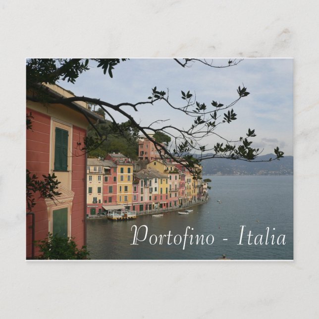 Postkarte - Portofino Italia (Vorderseite)