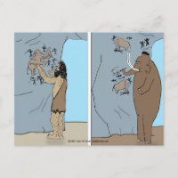 Postkarte "Prähistorische Spin"