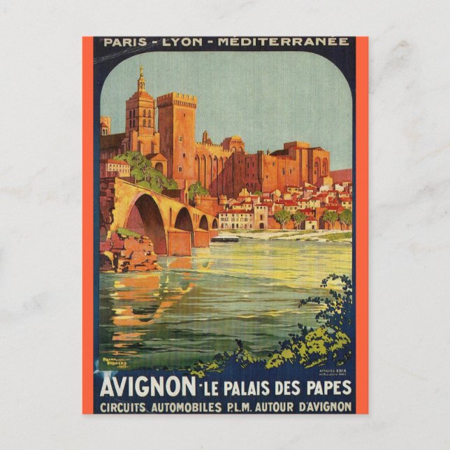 Postkarte Provence Frankreich  (Vorderseite)