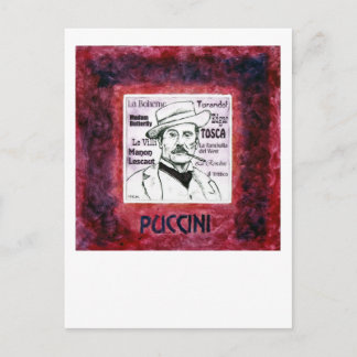 Postkarte Puccini