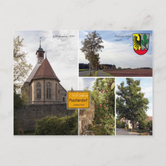 Postkarte Puschendorf Sehenwürdig keiiten