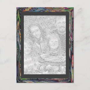 Postkarte - Rahmen für abgestrichene Farben