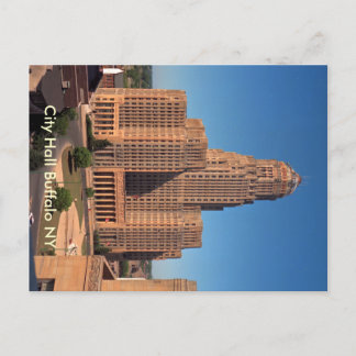 Postkarte - Rathaus Buffalo NY