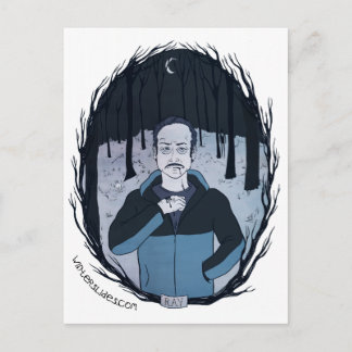 Postkarte "Ray" - Winterrutschen