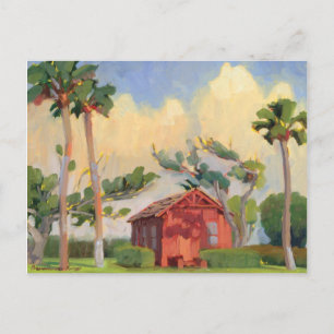 Postkarte Red Schoolhouse