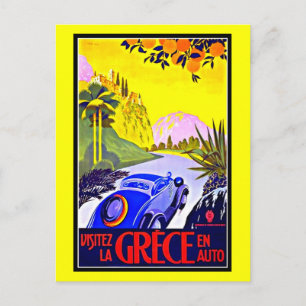 Postkarte-Reise in alten Zeiten-Griechenland Postkarte