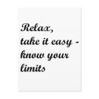 Postkarte "Relax"