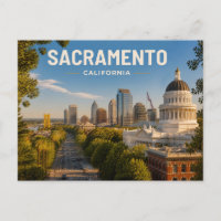 Postkarte Sacramento Kalifornien