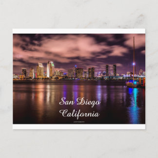 Postkarte San Diego Bay