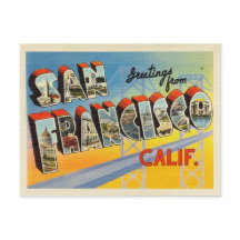 Postkarte San Francisco Kalifornien