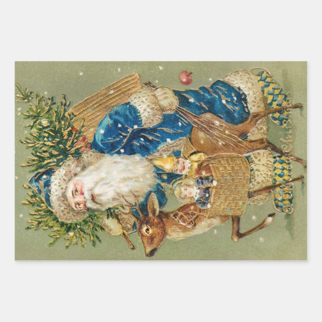 Postkarte: Santa Maria degli Angeli Nick Geschenkpapier Set (Vorderseite)