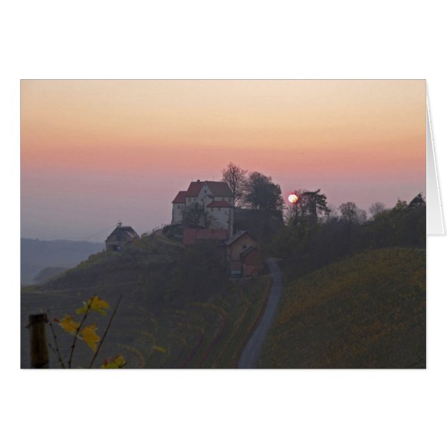 Postkarte Schloss Staufenberg (Vorderseite (Horizontal))