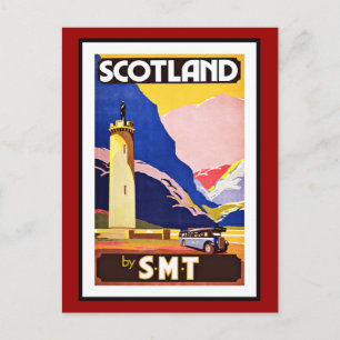 Postkarte Schottland Grüße Vintage